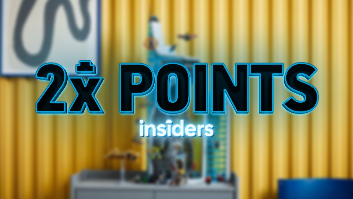 Score double points on all LEGO orders right now