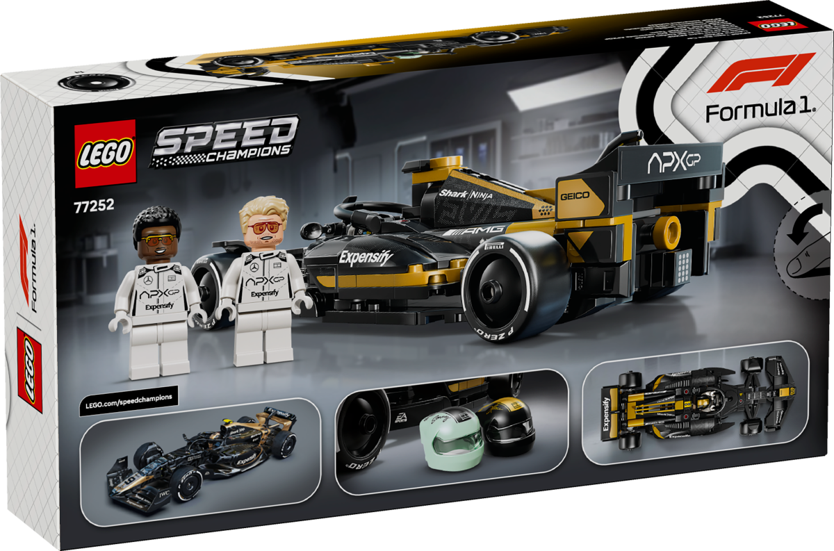 lego speed champions 77252 APXGP Team Race Car from F1 The Movie 3 1200x793