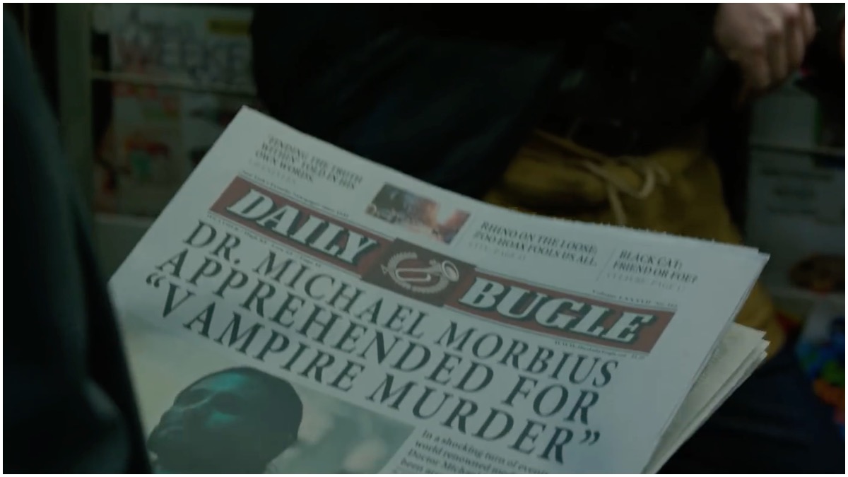 Morbius is leaning into its Spider-Man connections